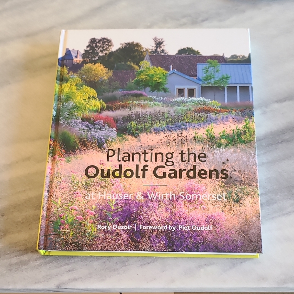 Multicolor Coffee Table Book with Stunning Garden Imagery